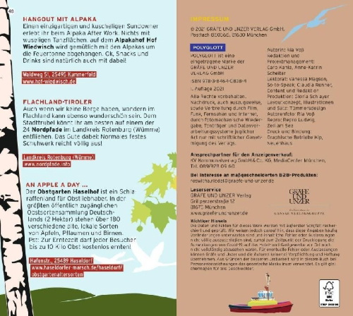 Buchcover und Innenansicht für das Buch: Das gibt's nur hier Hamburg