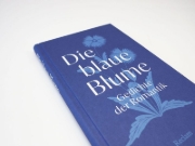 Buchcover und Innenansicht für das Buch: Die blaue Blume. Gedichte der Romantik