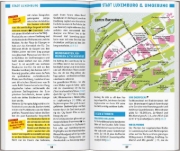 Buchcover und Innenansicht für das Buch: MARCO POLO Reiseführer Luxemburg
