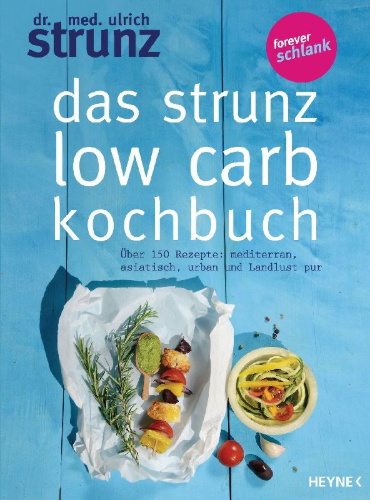 Buchcover und Innenansicht für das Buch: Das Strunz-Low-Carb-Kochbuch