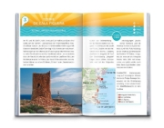 Buchcover und Innenansicht für das Buch: KOMPASS Inspiration Mallorca