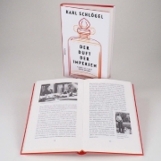Buchcover und Innenansicht für das Buch: Der Duft der Imperien
