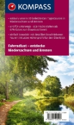 Buchcover und Innenansicht für das Buch: KOMPASS Fahrradlust Niedersachsen