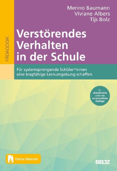 Buchcover und Innenansicht für das Buch: Verstörendes Verhalten in der Schule
