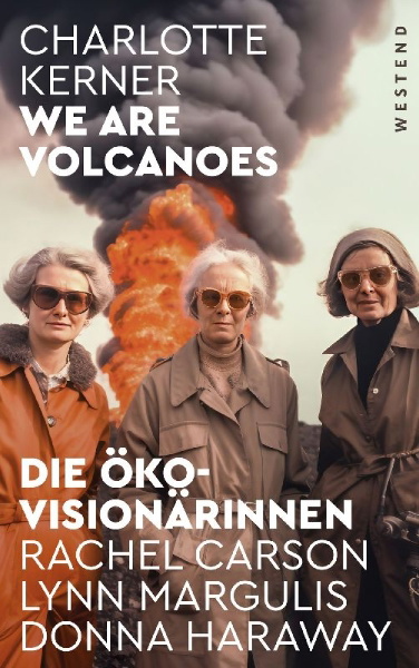 Buchcover und Innenansicht für das Buch: We are Volcanoes
