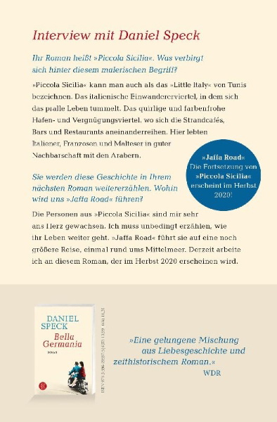 Buchcover und Innenansicht für das Buch: Piccola Sicilia