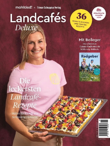 Buchcover und Innenansicht für das Buch: Landcafés Deluxe