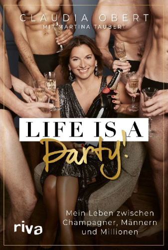 Buchcover und Innenansicht für das Buch: LIFE IS A PARTY!