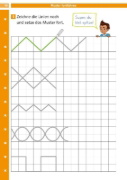 Buchcover und Innenansicht für das Buch: Die Deutsch-Helden ABC und Schwungübungen 1. Klasse