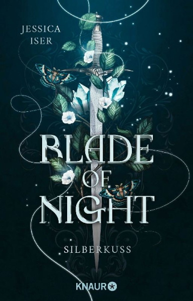Buchcover und Innenansicht für das Buch: Blade of Night. Silberkuss