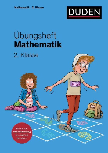 Buchcover und Innenansicht für das Buch: Übungsheft Mathematik - 2. Klasse