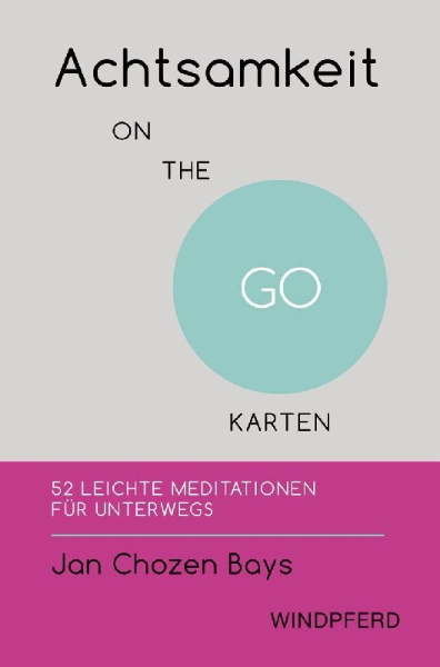 Buchcover und Innenansicht für das Buch: Achtsamkeit ON THE GO - KARTEN