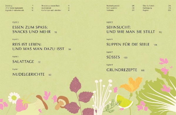 Buchcover und Innenansicht für das Buch: Vietnameasy vegetarisch