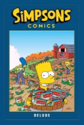 Buchcover und Innenansicht für das Buch: Die Simpsons Comics Deluxe