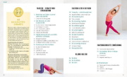 Buchcover und Innenansicht für das Buch: Dynamisches Faszien-Yoga (mit DVD)