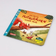 Buchcover und Innenansicht für das Buch: Baby Pixi (unkaputtbar) 177: Das kleine Muthörnchen spielt mit