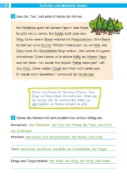 Buchcover und Innenansicht für das Buch: Die Deutsch-Helden Grammatik 4. Klasse. Deutsch in der Grundschule