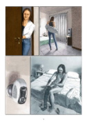 Buchcover und Innenansicht für das Buch: La chambre de verre