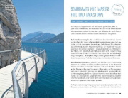 Buchcover und Innenansicht für das Buch: Wander dich glücklich - Gardasee