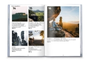 Buchcover und Innenansicht für das Buch: KOMPASS Dein Augenblick Sächsische Schweiz