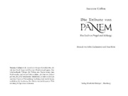 Buchcover und Innenansicht für das Buch: The Ballad of Songbirds and Snakes