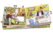 Buchcover und Innenansicht für das Buch: Pettson och Findus bygger en bil