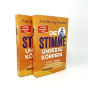 Buchcover und Innenansicht für das Buch: Die Stimme unseres Körpers