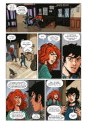 Buchcover und Innenansicht für das Buch: Percy Jackson (Comic) 4: Die Schlacht um das Labyrinth