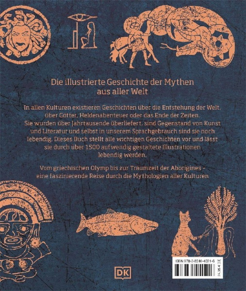 Buchcover und Innenansicht für das Buch: Mythen und Sagen aus allen Kulturkreisen