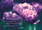 Buchcover und Innenansicht für das Buch: 365 mal Gelassenheit
