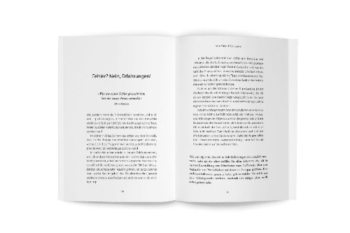 Buchcover und Innenansicht für das Buch: Auf die Fresse
