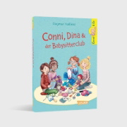 Buchcover und Innenansicht für das Buch: Conni & Co 12: Conni, Dina und der Babysitterclub
