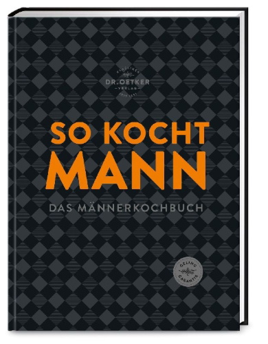 Buchcover und Innenansicht für das Buch: So kocht Mann