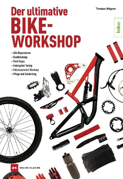Buchcover und Innenansicht für das Buch: Der ultimative Bike-Workshop
