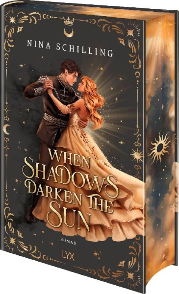 Buchcover und Innenansicht für das Buch: When Shadows Darken the Sun