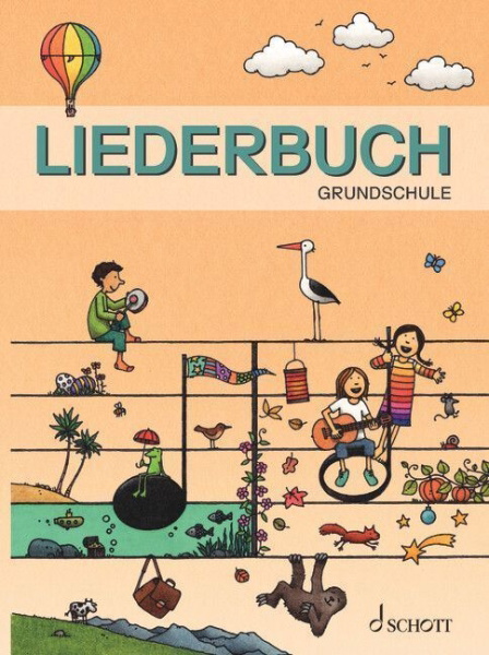 Buchcover und Innenansicht für das Buch: Liederbuch Grundschule