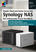 Buchcover und Innenansicht für das Buch: Private Cloud und Home Server mit Synology NAS
