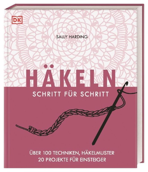 Buchcover und Innenansicht für das Buch: Häkeln Schritt für Schritt