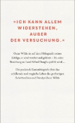 Buchcover und Innenansicht für das Buch: Das Bildnis des Oscar Wilde