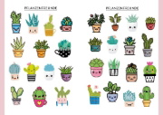 Buchcover und Innenansicht für das Buch: Kawaii Stickerbuch - Band 1