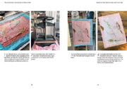 Buchcover und Innenansicht für das Buch: Papiere schöpfen und gestalten