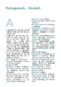 Buchcover und Innenansicht für das Buch: Langenscheidt Universal-Wörterbuch Portugiesisch