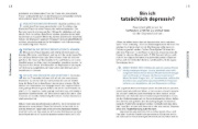 Buchcover und Innenansicht für das Buch: Hilfe bei Depressionen