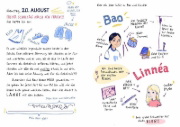 Buchcover und Innenansicht für das Buch: Ti kniver i hjertet