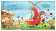 Buchcover und Innenansicht für das Buch: Frohe Ostern, Tobi Tollpatsch!