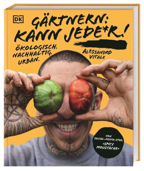 Buchcover und Innenansicht für das Buch: Gärtnern: kann jede*r!