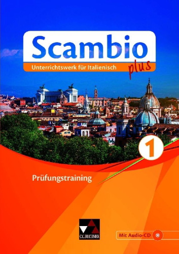 Buchcover und Innenansicht für das Buch: Scambio plus 1 Prüfungstraining