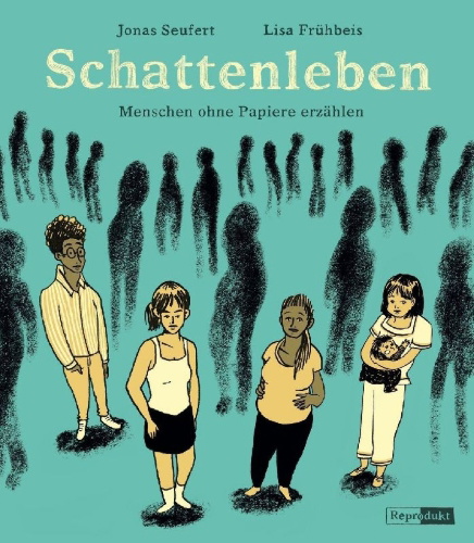 Buchcover und Innenansicht für das Buch: Schattenleben