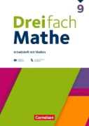 Buchcover und Innenansicht für das Buch: Dreifach Mathe 9. Schuljahr - Ausgabe 2021 - Arbeitsheft mit Lösungen