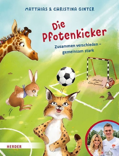Buchcover und Innenansicht für das Buch: Die Pfotenkicker. Zusammen verschieden - gemeinsam stark!